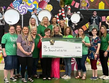 One of the recipients of the 2023 teacher grants from the Educational Foundation of GCT. 