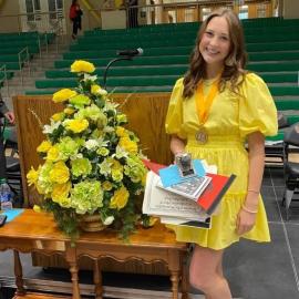 Rylee Branch, one of the scholarship recipients in 2022.